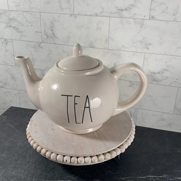 Rae Dunn TEA teapot ceramic new never been used - Picture 5 of 6